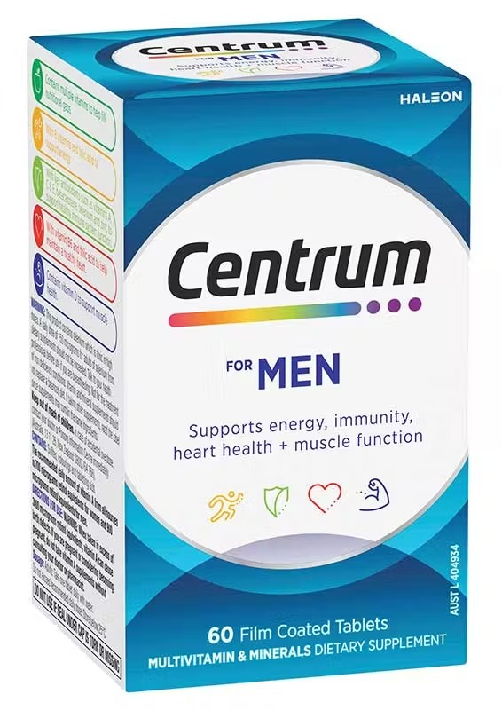 Centrum pour hommes – Multivitamines